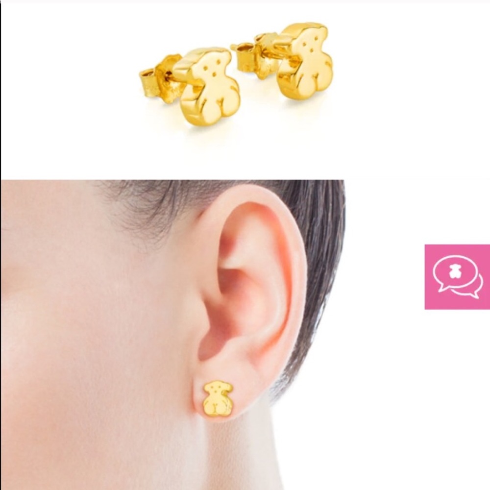 ISO Tous sweet dolls 18k gold earrings ISO